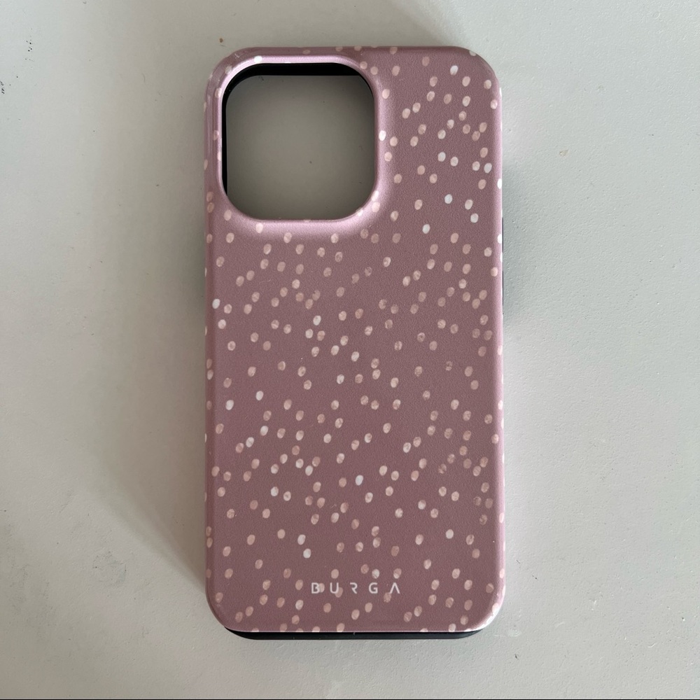 BURGA iPhone 13 Pro case in Hot Cocoa color